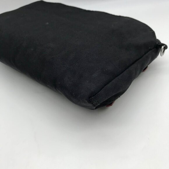 Baggallini Black Subtle Leopard Print Wristlet Clutch Bag - Picture 8 of 10